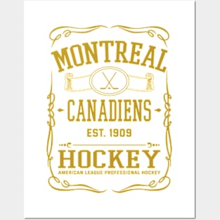 Vintage Canadiens Hockey Posters and Art